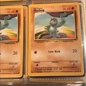 Machop 1999 Pokémon card